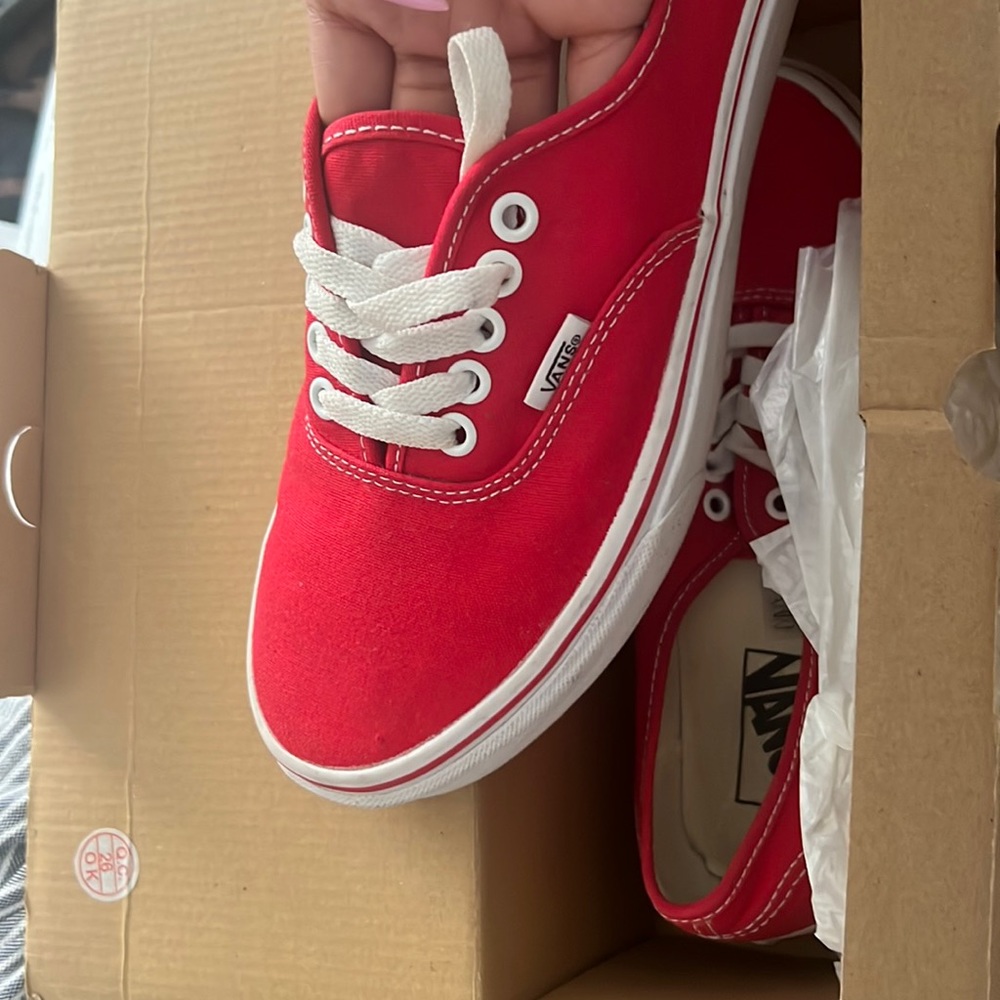 Authentic Red Vans Classic
